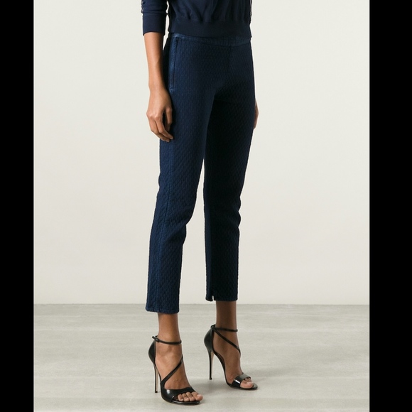 Isabel Marant Etoile Kelly Quilted Ankle Jeans NWT - Picture 3 of 8